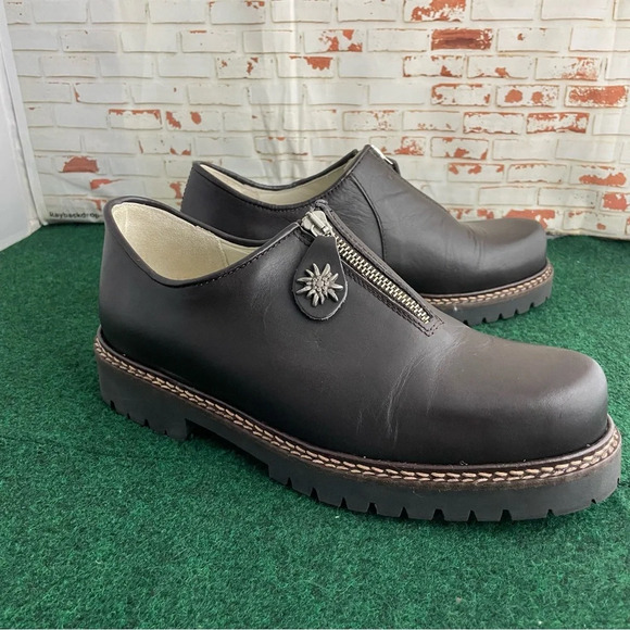 Geier Wally Shoes - Geier Wally Slip On Zipper Leather Shoes
